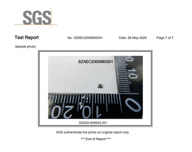 貼片自恢復(fù)保險(xiǎn)絲SGS認(rèn)證